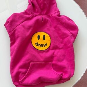 DREW house Fuchsia / hot pink dog Hoodie size large